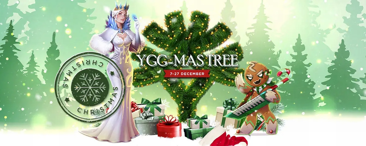 Cueillez les fruits sur YGG-mas Tree sur Lucky8